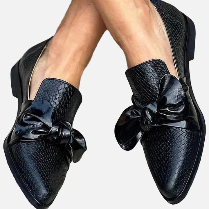Valentina | Mocasines Elegantes con Lazo