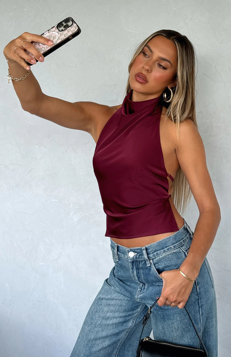 Valentina | Top Halter Elegante