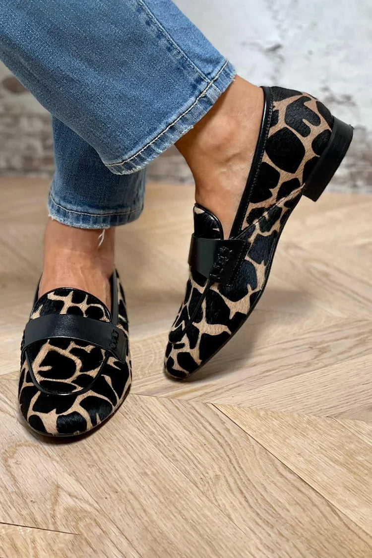 Valentina | Mocasines Animal Print Elegantes