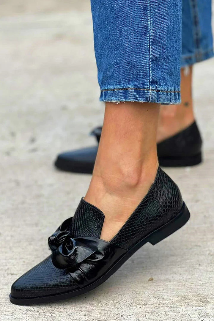 Valentina | Mocasines Elegantes con Lazo
