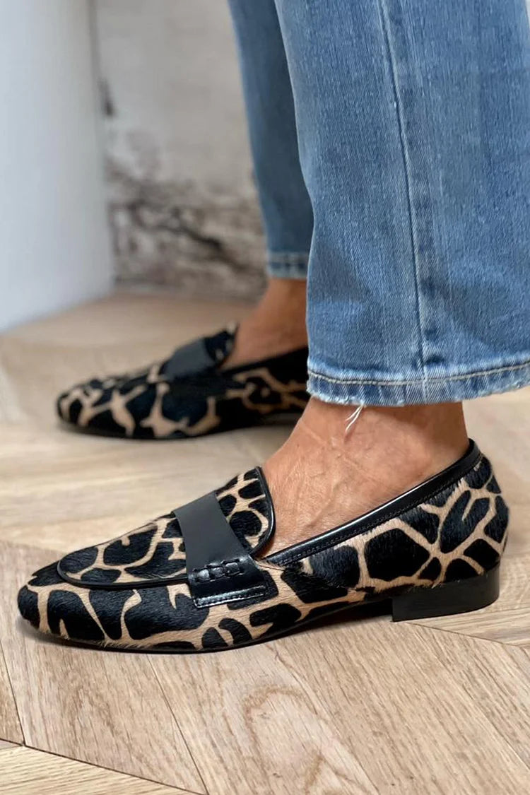 Valentina | Mocasines Animal Print Elegantes