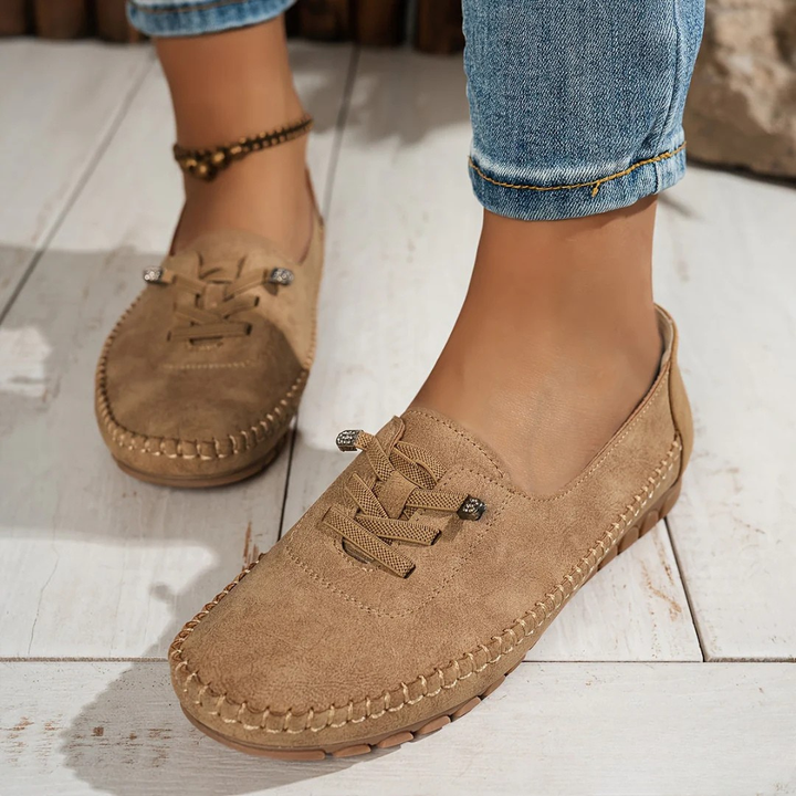 Martina | Mocasín de Gamuza con Confort Real
