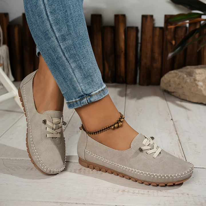 Martina | Mocasín de Gamuza con Confort Real