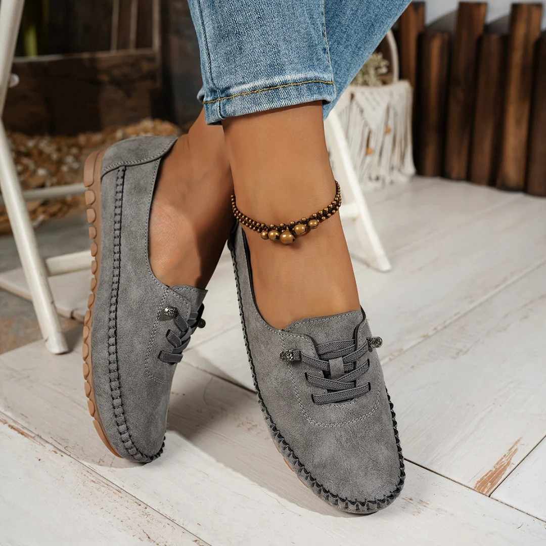 Martina | Mocasín de Gamuza con Confort Real