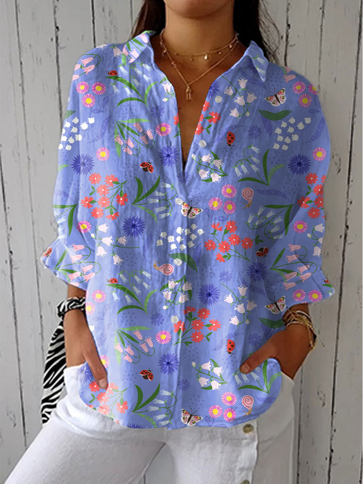Fiona | Blusa Floral Elegante