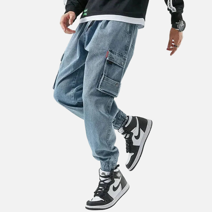 KINGSWAY CARGO DENIM JOGGERS