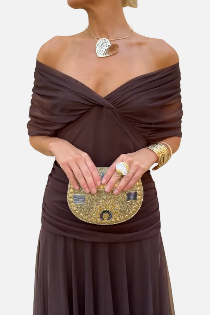 Alondra | Vestido Largo Floral con Escote en V