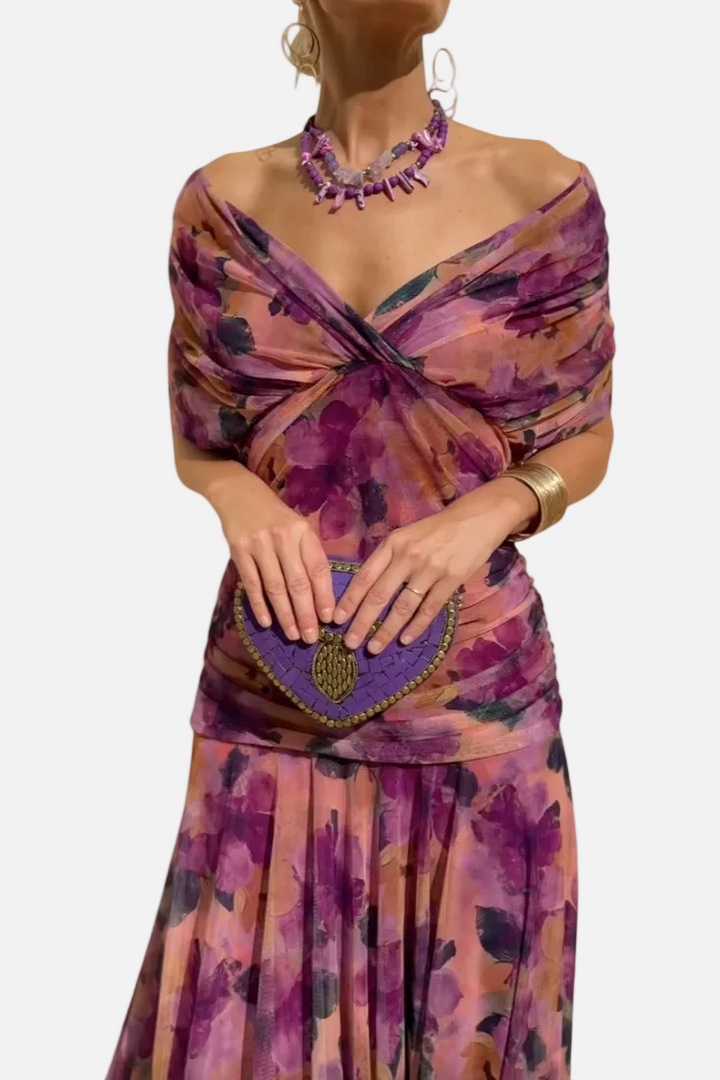 Eloria | Vestido Largo Floral Romántico