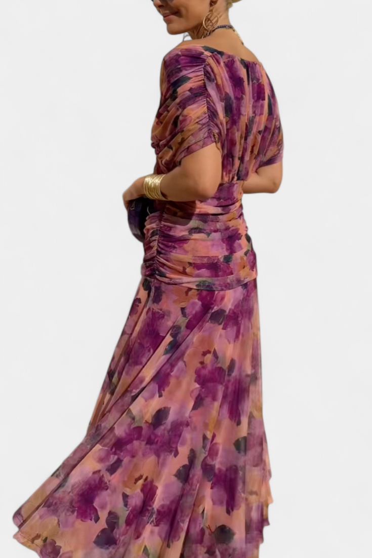 Eloria | Vestido Largo Floral Romántico