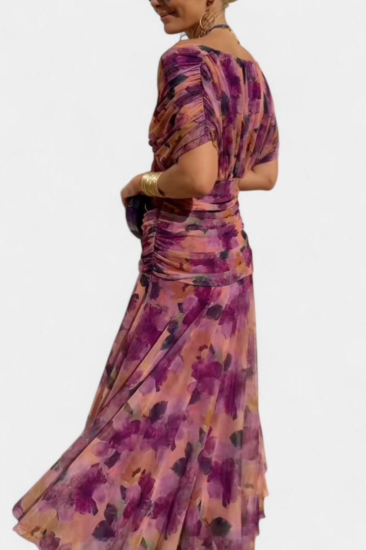Eloria | Vestido Largo Floral Romántico