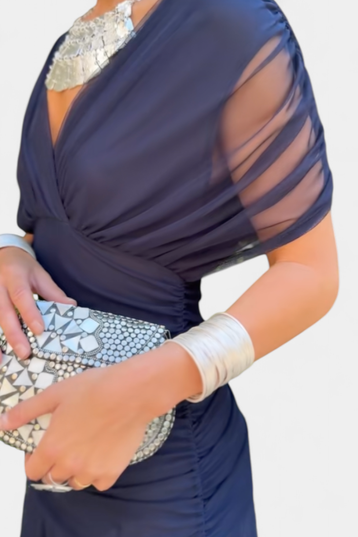 Alondra | Vestido Largo Floral con Escote en V