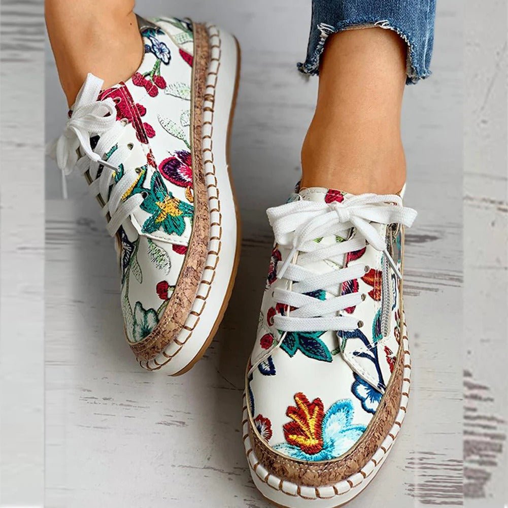 Oluchi | Zapatillas Ortopédicas Florales