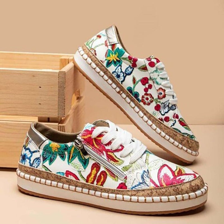 Oluchi | Zapatillas Ortopédicas Florales