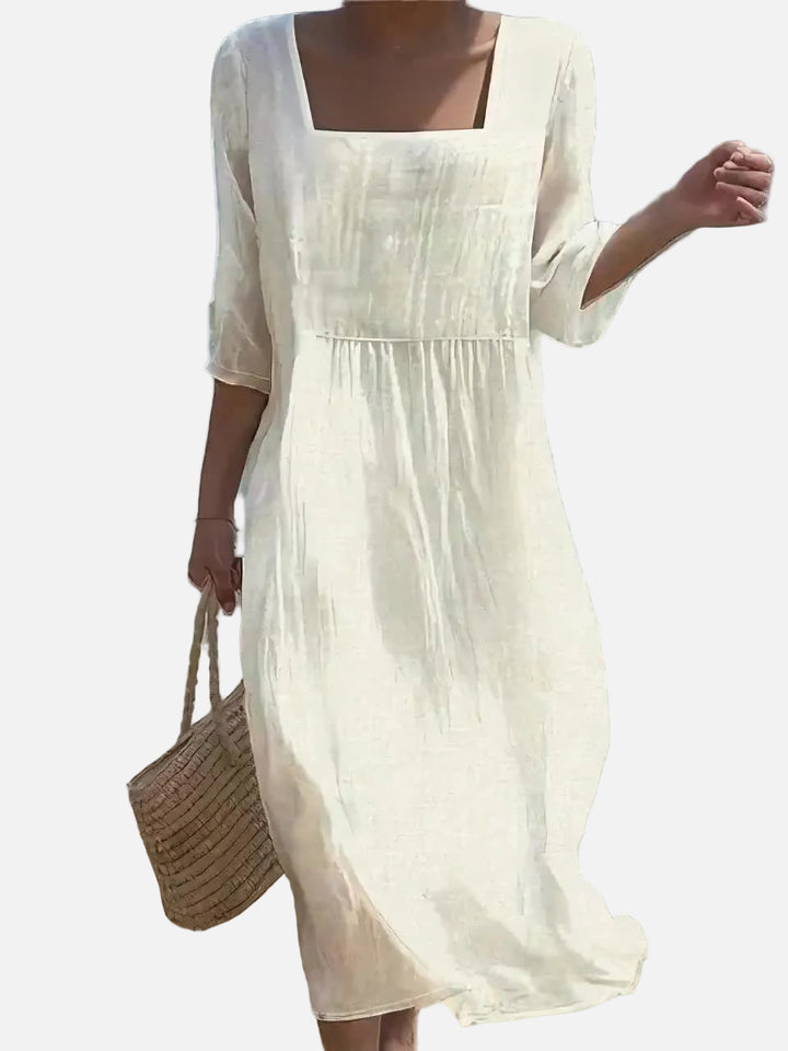 Lunelle | Vestido de Lino Casual