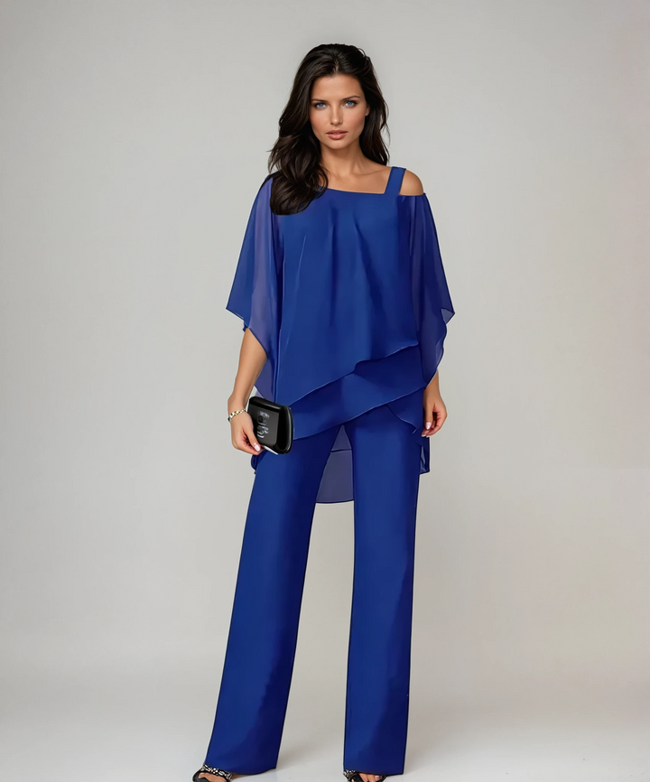 Mariana | Conjunto Blanco Sofisticado Dos Piezas
