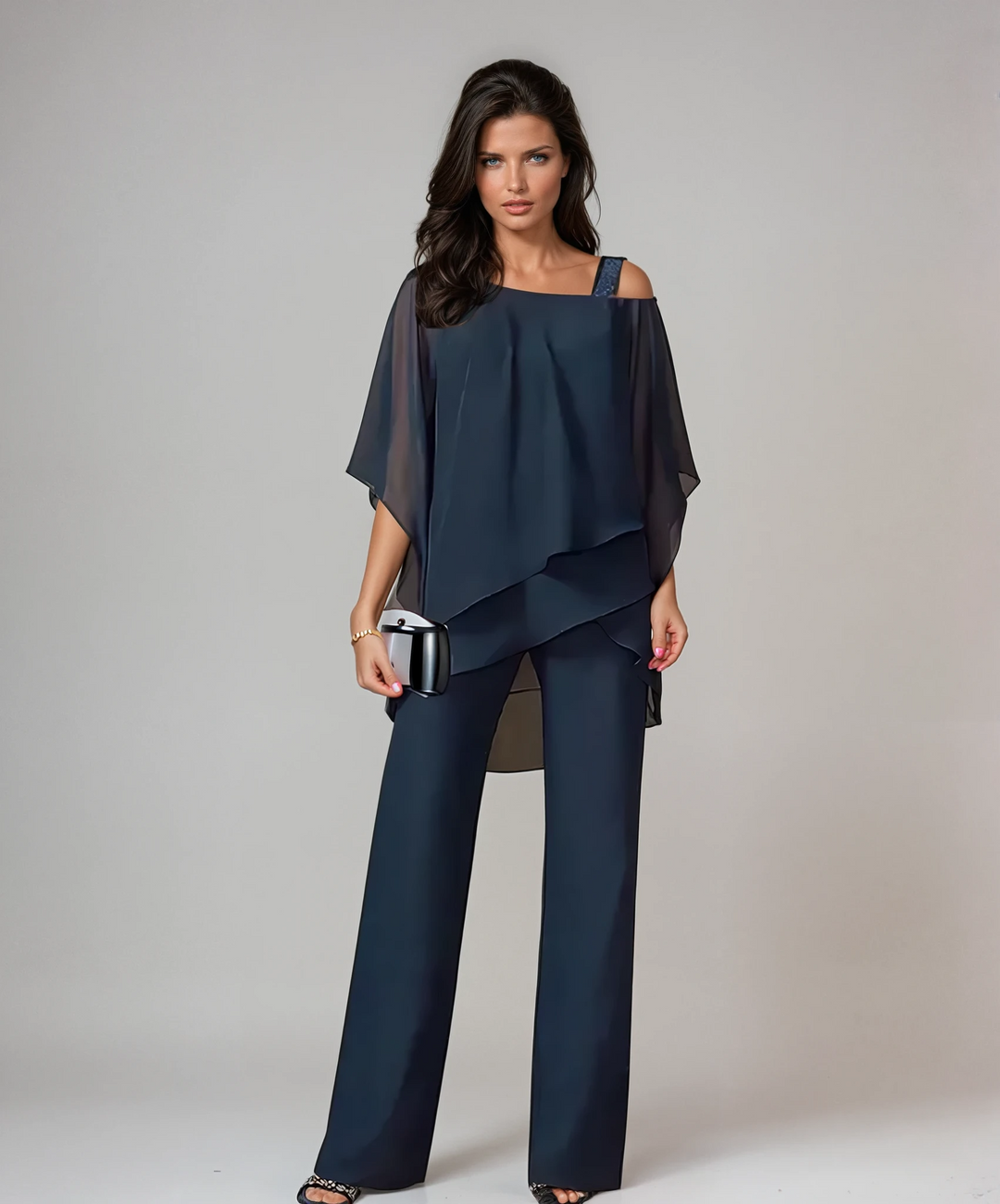 Mariana | Conjunto Blanco Sofisticado Dos Piezas
